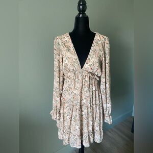 Adorable Floral Dress with Elastic Waist - Small, TTS, Boutique Find